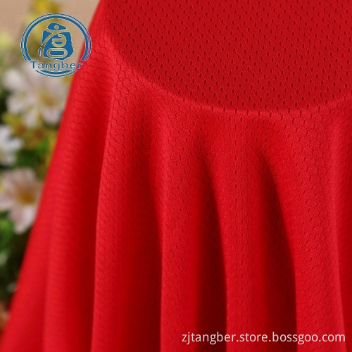100% polyester football jersey fabric for tracksuit